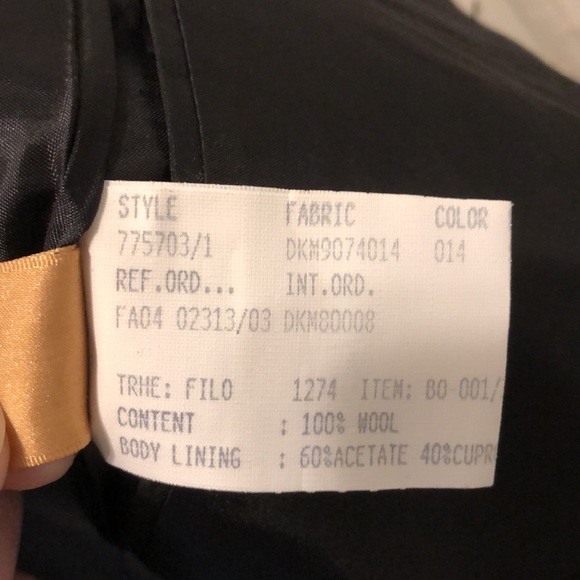 Men’s Donna Karan Signature Suit Jacket 40/33 - Picture 5 of 5